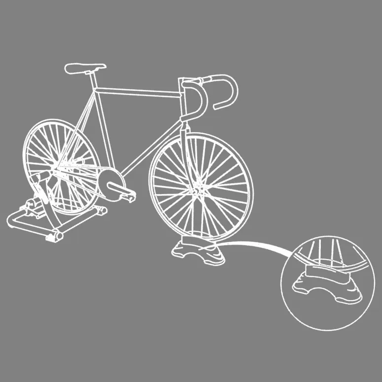 מעמד לגלגל קדמי עם כוונון גובה SU-STA Gel