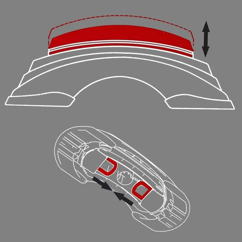 מעמד לגלגל קדמי עם כוונון גובה SU-STA Gel