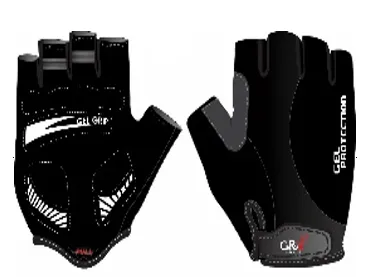 כפפות רכיבה XXL שחורות לגברים