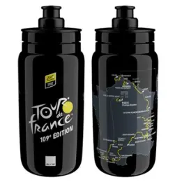 בקבוק BOTTLE FLY 550ML TOUR DE FRANCE BLACK MAP 2022