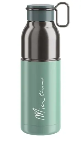 בקבוק סטנליסטיל BOTTLE MIA THERMO GREEN & SILVER STAINLESS STEEL 550 ML