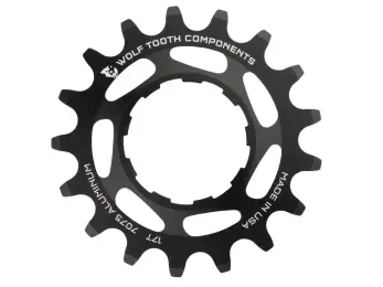 גלגל שיניים ALUMINIUM SINGLE SPEED COG - BLACK 18 T