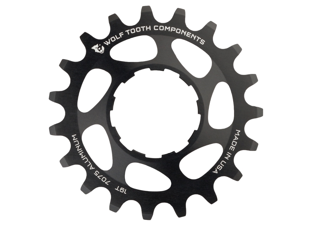 גלגל שיניים ALUMINIUM SINGLE SPEED COG - BLACK 20 T