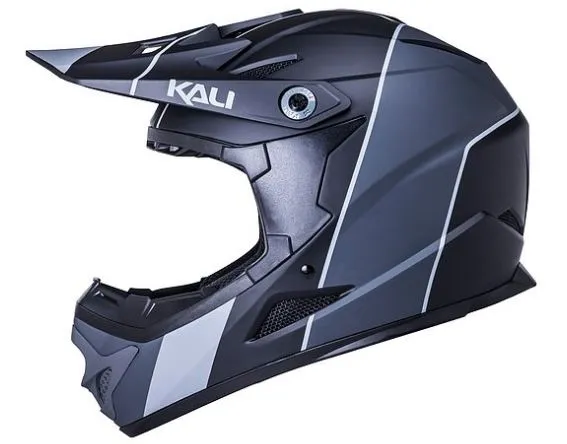 קסדת שטח פול פייס DH-607 Zoka Stripe Mat Blk/Gry L