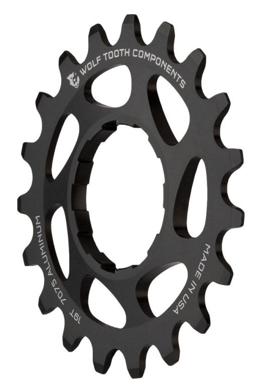 גלגל שיניים ALUMINIUM SINGLE SPEED COG - BLACK 19 T