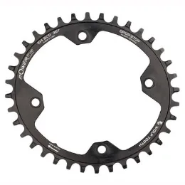 OVAL 104 BCD 36T CHAINRINGS - BLACK 36T