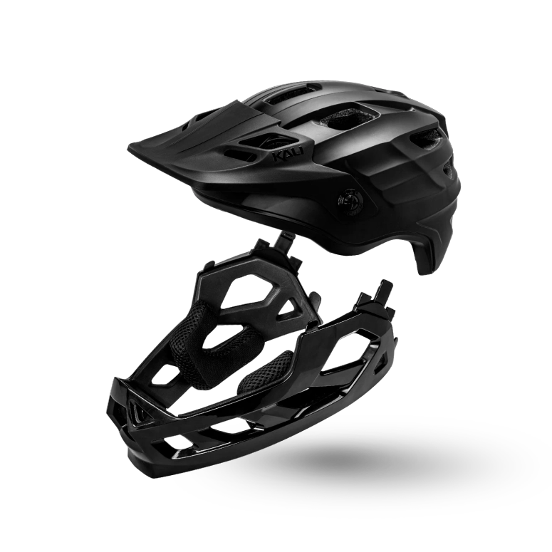 קסדה Maya Full Face Child Blackout Sld Mat Blk