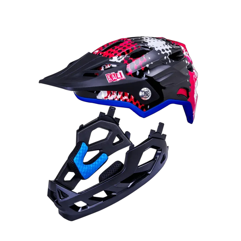 קסדה S-242-FF Maya Full Face Child Punk Gls Red