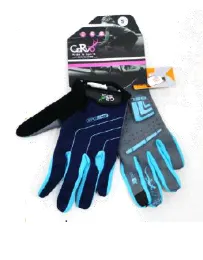 כפפות לרכיבת שטח Women Cycling Gloves Grey/Blue -XS