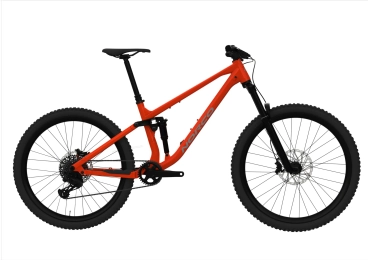 אופני הרים שיכוך מלא אדום/אפור Fluid FSA1 SHM 29"×360 S