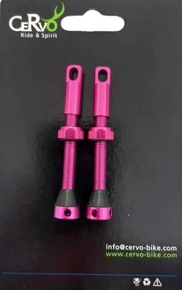 סט ונטיל טיובלס לאינסרט 50 ממ ורוד