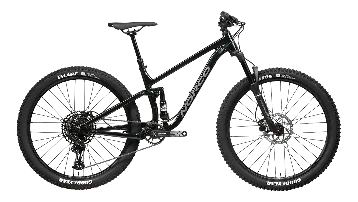 אופני הרים שיכוך מלא שחור/אפור NORCO FLUID FS 27.5 YOUTH