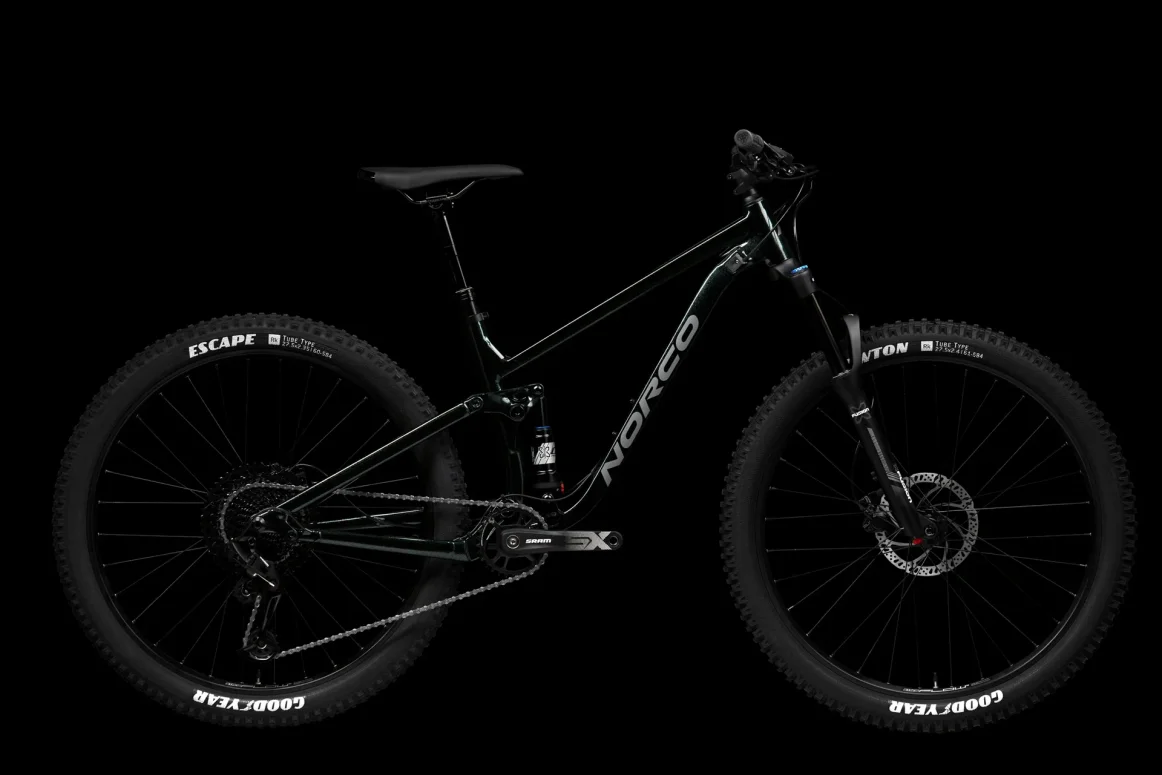 אופני הרים שיכוך מלא שחור/אפור NORCO FLUID FS 27.5 YOUTH