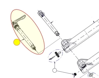 ציר KIT VQR 15 AXLE AND HARDWARE 110