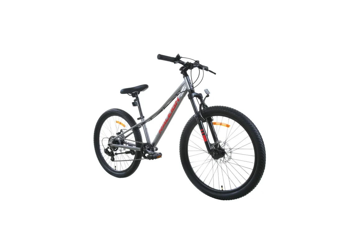 אופני הרים 24 אפור/אדום RALEIGH 224 DISC