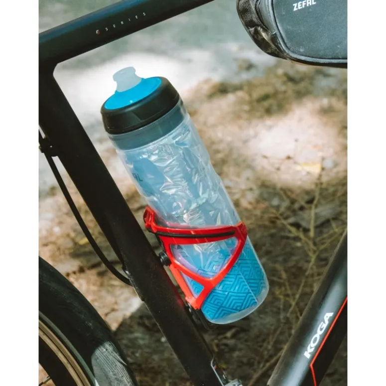 בקבוק מבודד כסף/כחול ZEFAL ARCTICA PRO 750ML