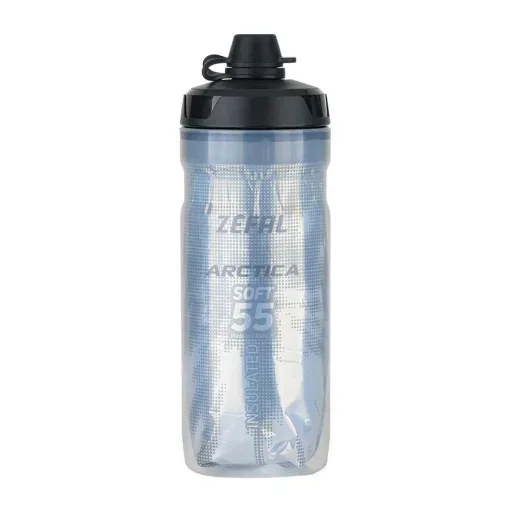בקבוק מבודד כסף/שחור  ZEFAL ARCTICA PRO 550ML