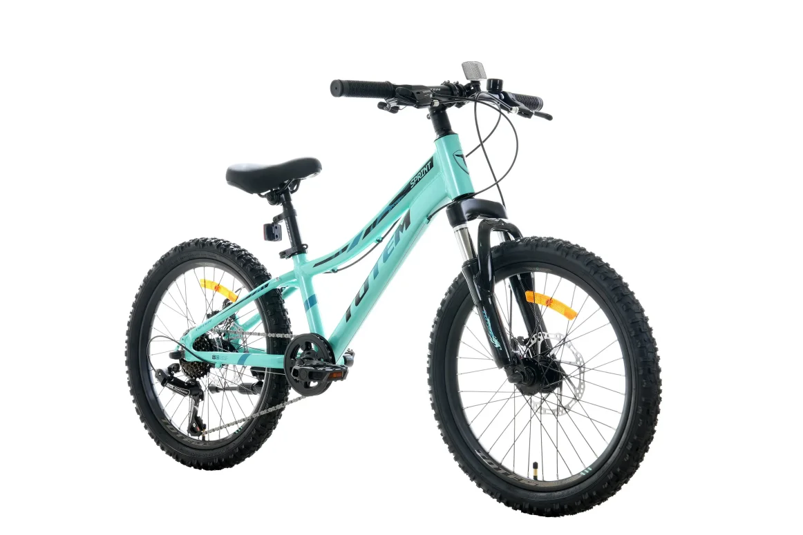 אופני הרים לילדים ונוער מנטה/שחור SPRINT-20 7s