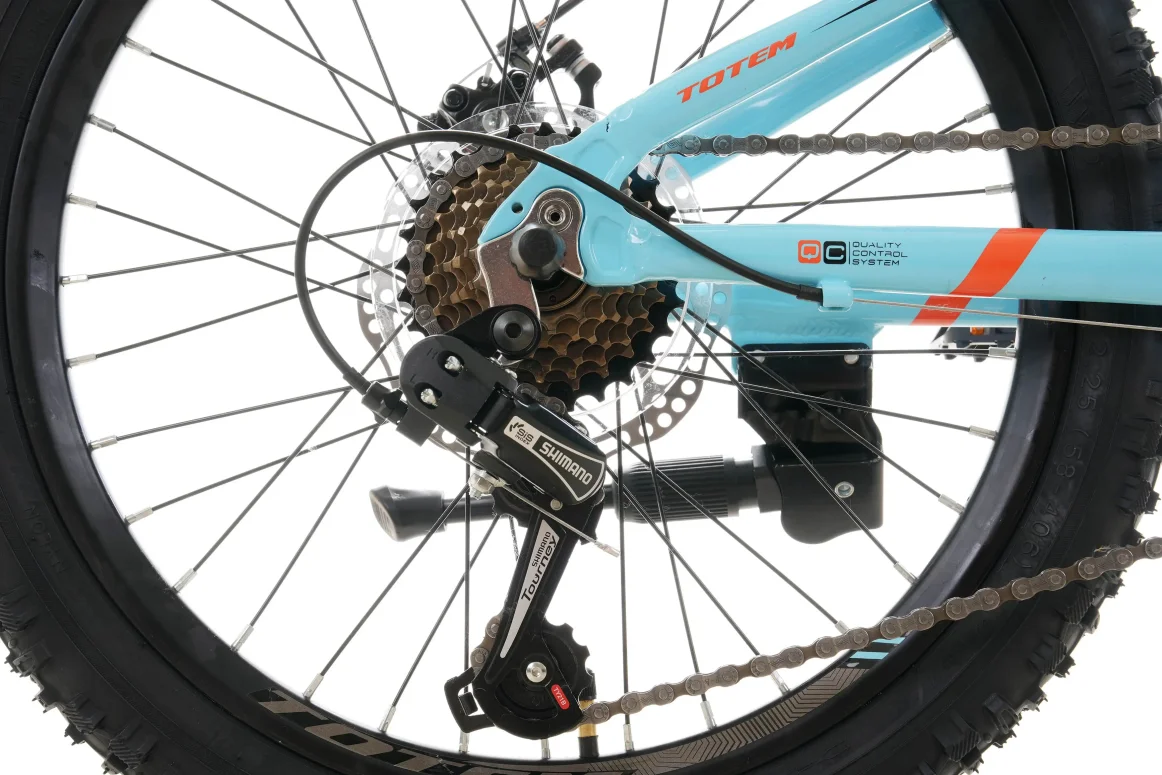 אופני הרים לילדים ונוער תכלת/כתום SPRINT-20 7s