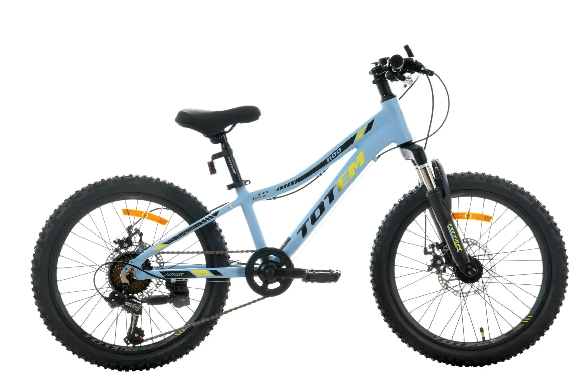 אופני הרים לילדים ונוער תכלת/אפור 1100-20-7S