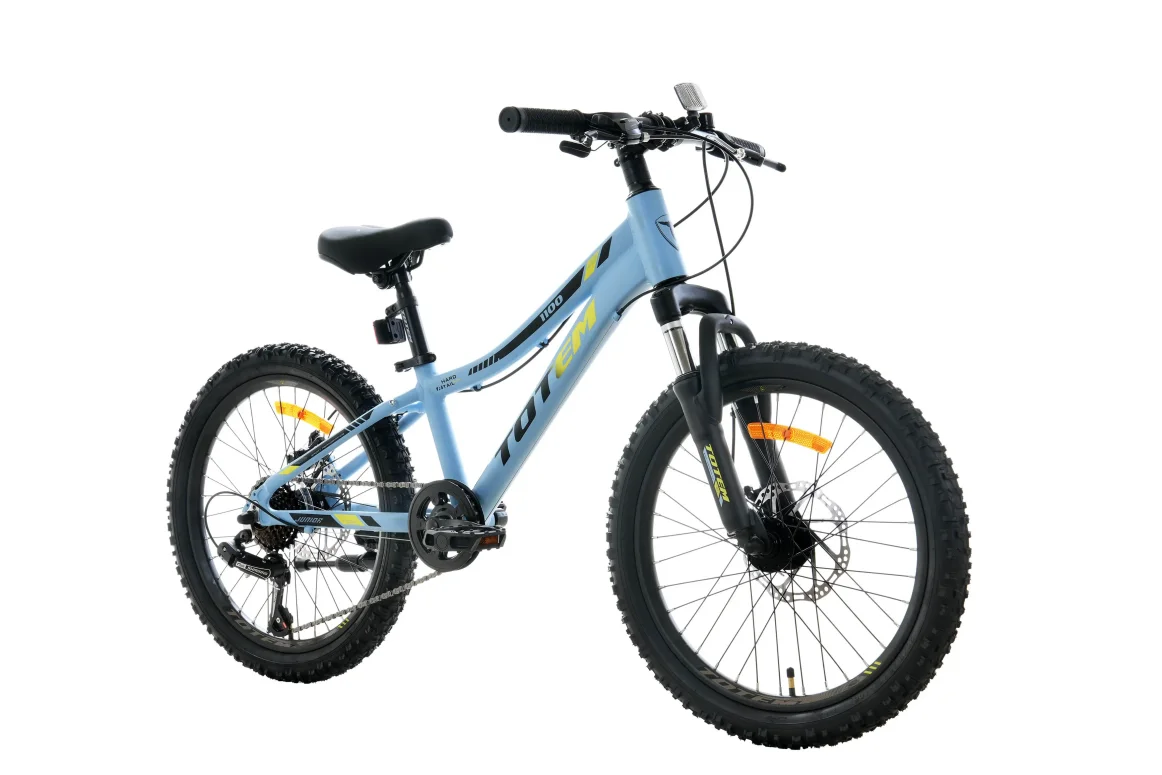 אופני הרים לילדים ונוער תכלת/אפור 1100-20-7S