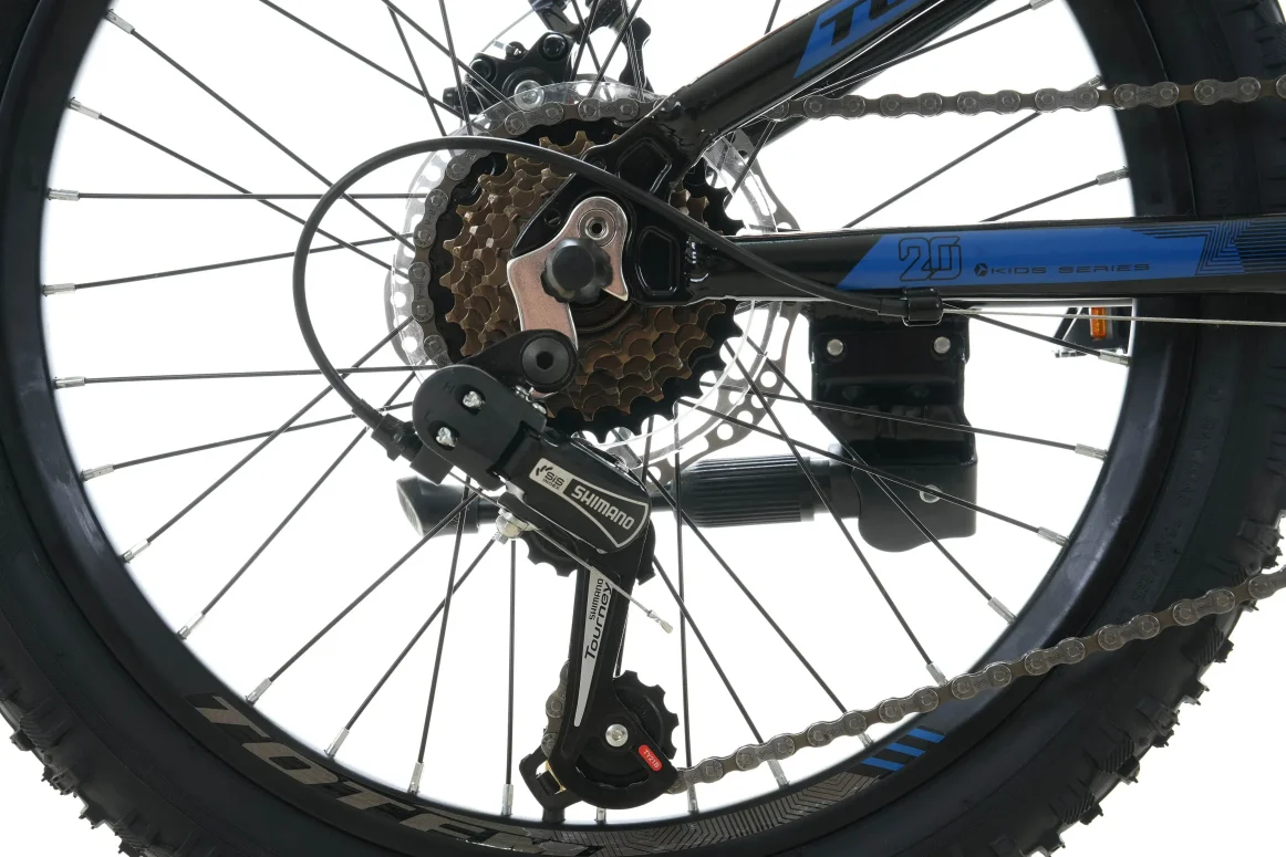 אופני הרים לילדים ונוער שחור/כחול SPRINT-20 7s