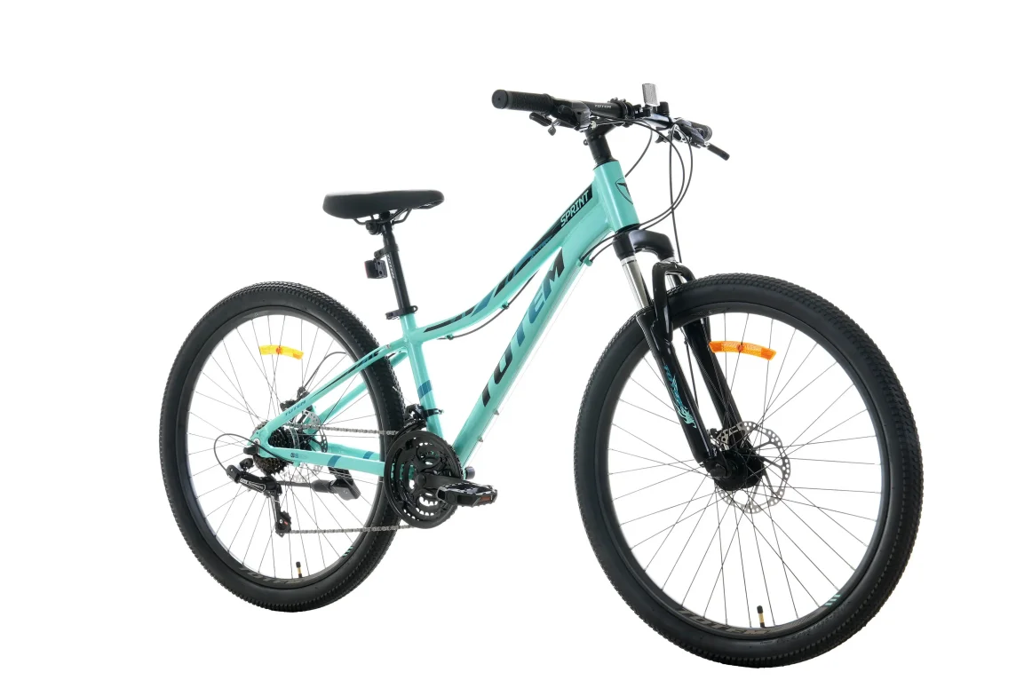 אופני הרים לילדים ונוער תכלת/שחור SPRINT-24 7s