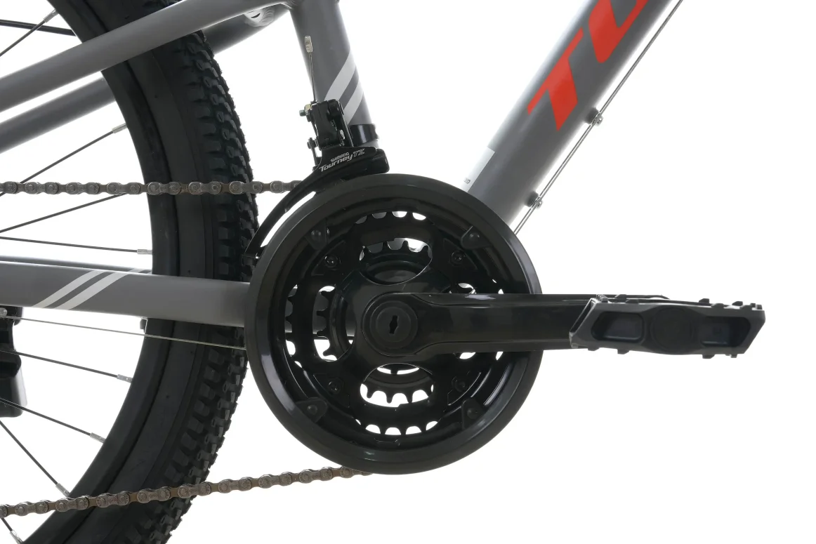 אופני הרים לילדים ונוער 24 אפור/כתום 1100-21S