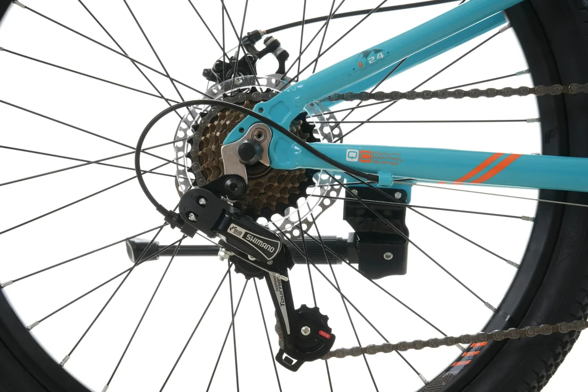 אופני הרים לילדים 24 ונוער תכלת/לבן 1100-21S