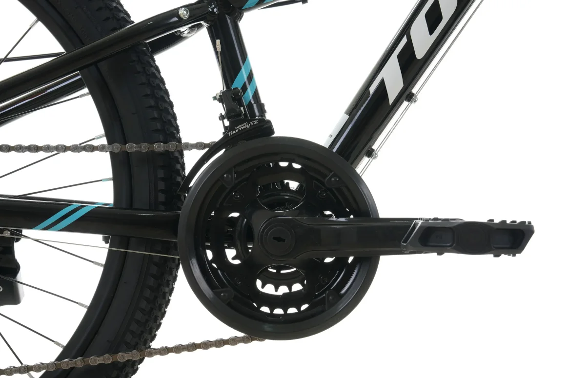 אופני הרים לילדים ונוער 24 שחור/לבן 1100-21S