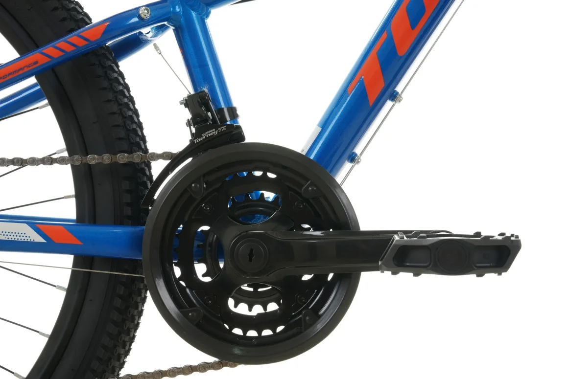 אופני הרים לילדים ונוער 24 תכלת/כתום 1100-21S