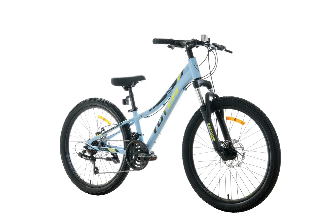 אופני הרים לילדים ונוער 24 תכלת/אפור כהה 1100-21S