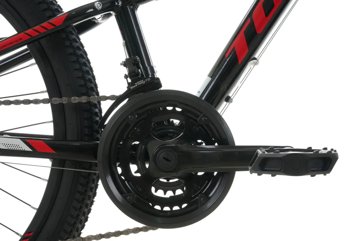 אופני הרים לילדים ונוער 24 שחור/אדום1100-21S