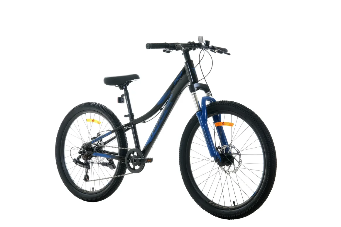 אופני הרים לילדים ונוער שחור/כחול SPRINT-24 7s