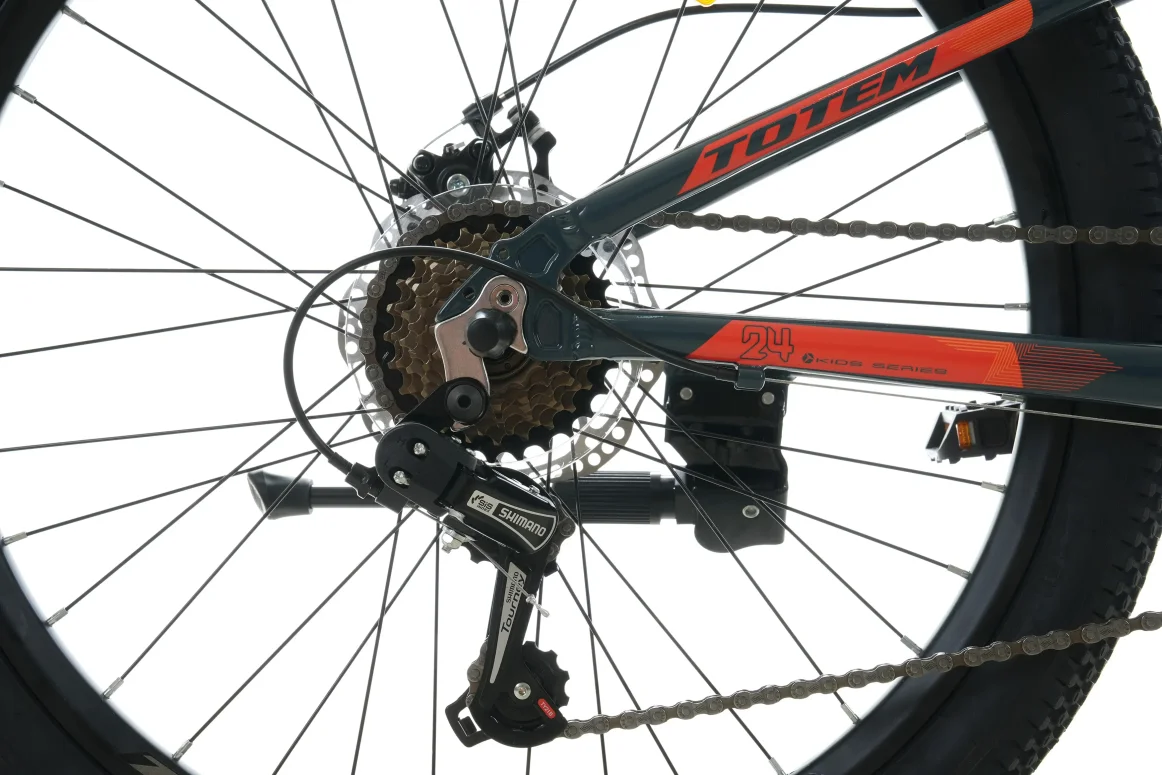 אופני הרים לילדים ונוער לבן/טורקיז SPRINT-24 7s