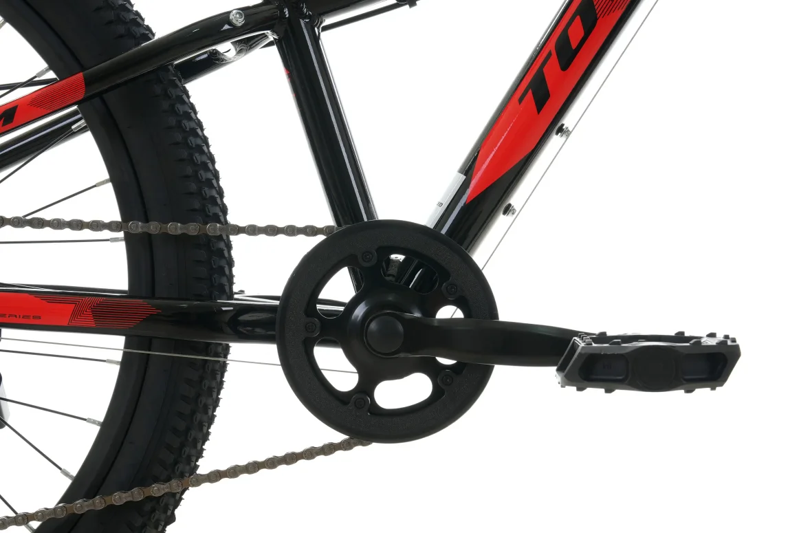 אופני הרים לילדים ונוער שחור/אדום SPRINT-24 7s