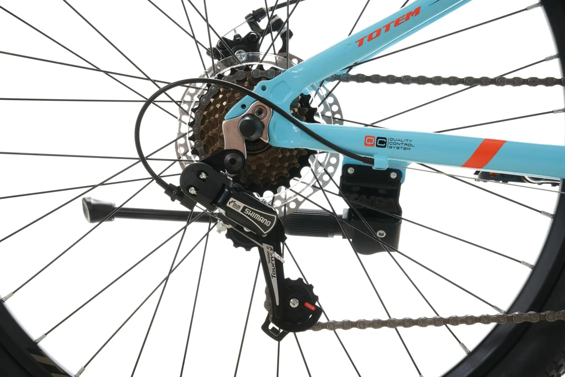 אופני הרים לילדים ונוער תכלת/כתום SPRINT-24 7s