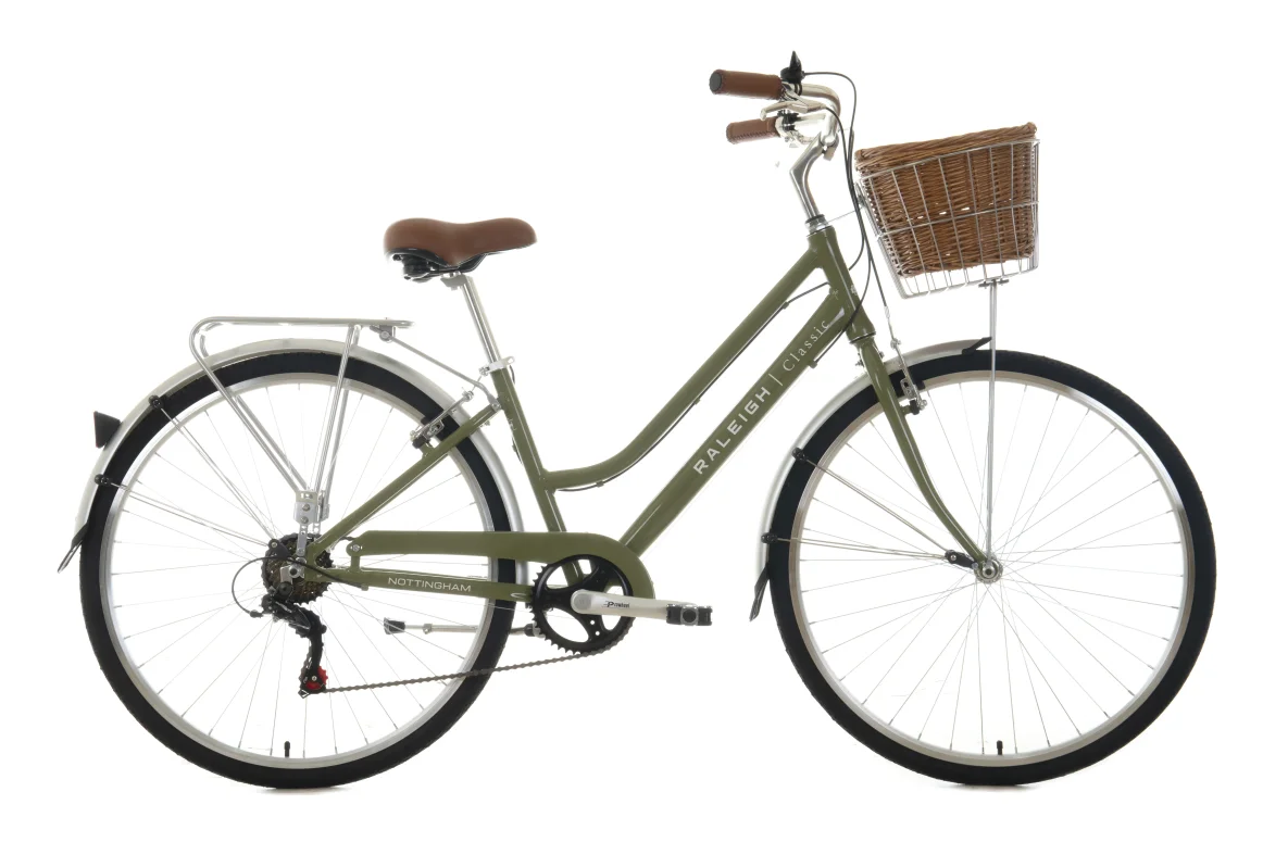 אופני עיר ירוק זית Raleigh Classic 700C*16 7S"