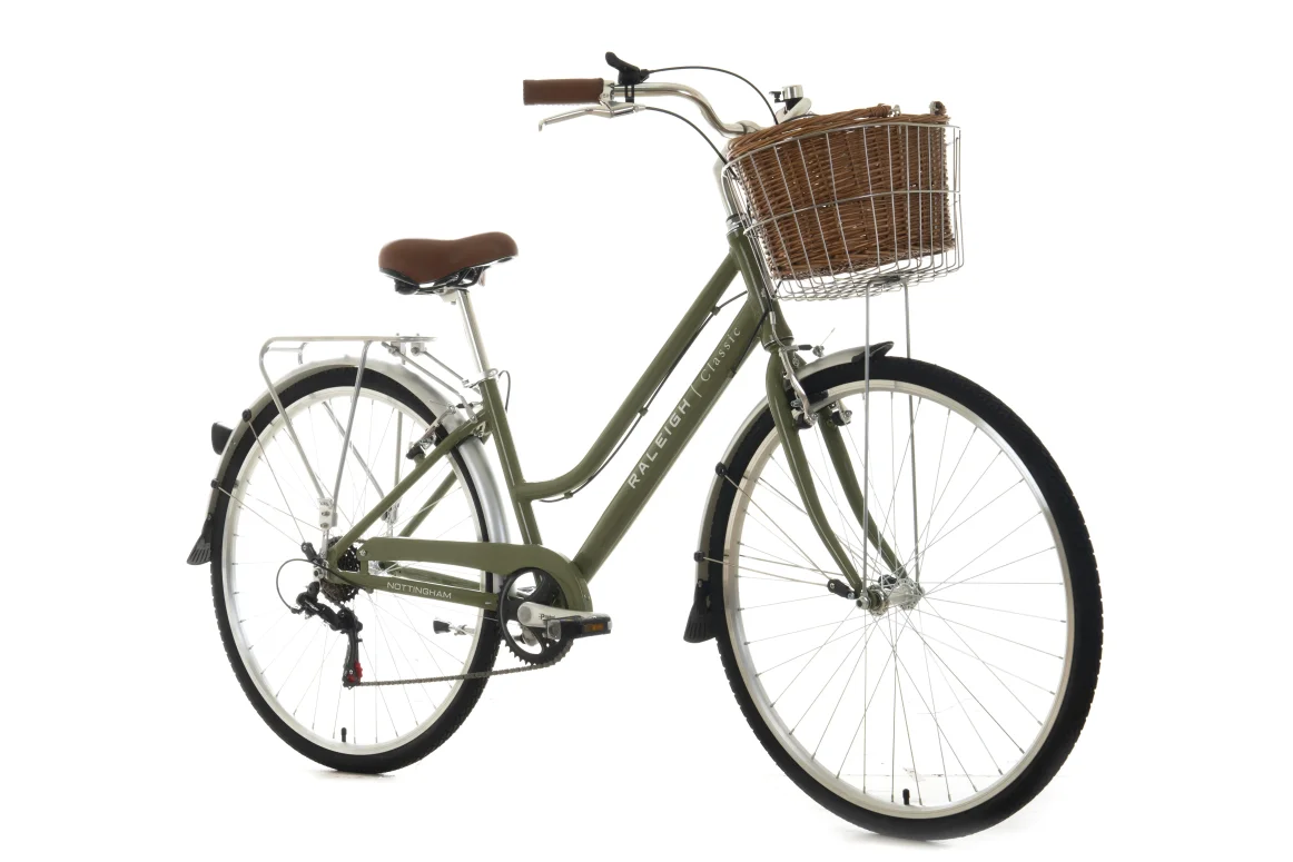 אופני עיר ירוק זית Raleigh Classic 700C*16 7S"