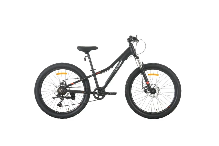 אופני הרים לילדים ונוער שחור SPRINT-20 7s