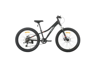 אופני הרים לילדים ונוער שחור SPRINT-20 7s