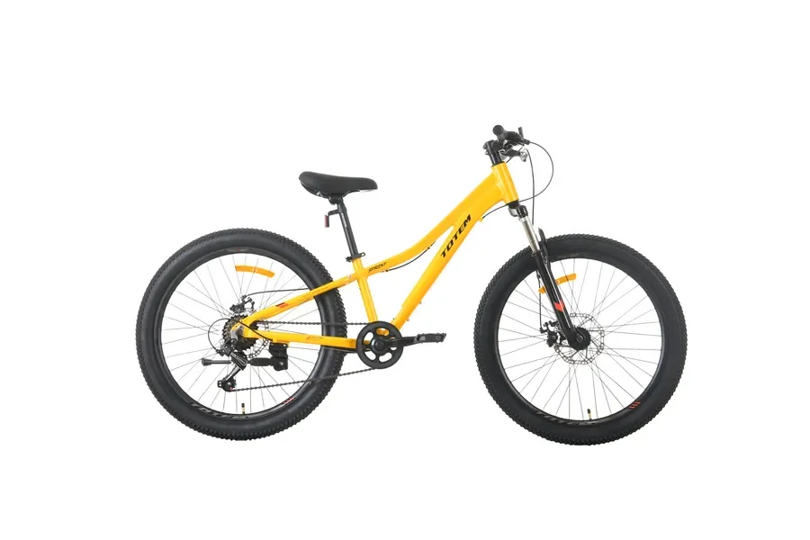 אופני הרים לילדים ונוער  צהוב SPRINT-24 7s