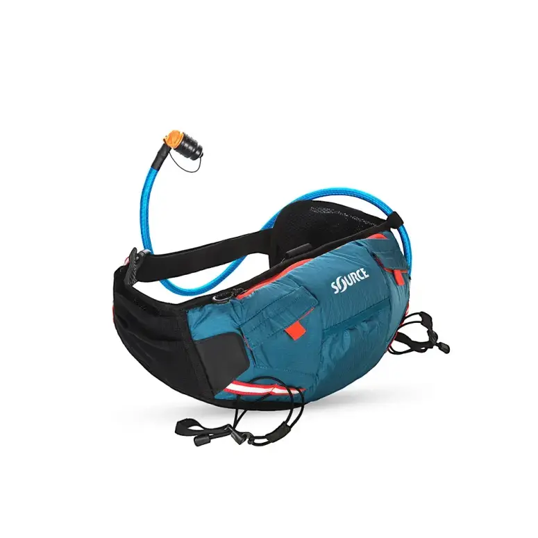 חגורת מים | שלוקר שורש 1.5 ל’ מים + 1 ל’ אחסון | Hipster כחול קוראל