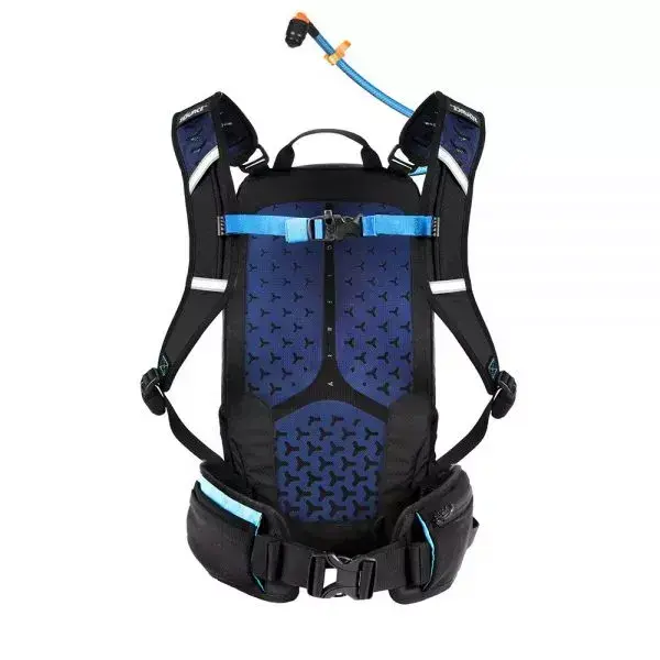 תיק רכיבה מקצועי שלוקר שורש | 3 ל’ מים + 12 ל’ אחסון | Summit שחור/כחול