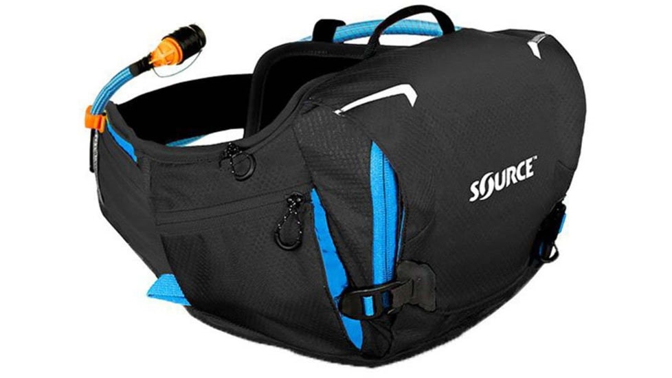 חגורת מים | שלוקר שורש 1.5 ל’ מים + 3.5 ל’ אחסון | Hipster Ultra שחור