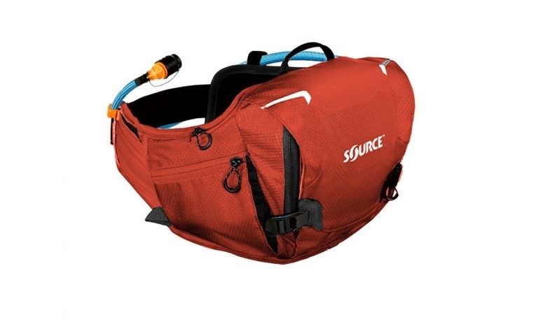 חגורת מים | שלוקר שורש 1.5 ל’ מים + 3.5 ל’ אחסון | Hipster Ultra כתום צ'ילי