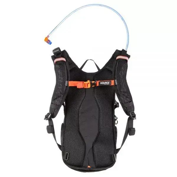 תיק טיולים ורכיבה כולל שלוקר שורש | 8/12 ליטר | Fuse שחור