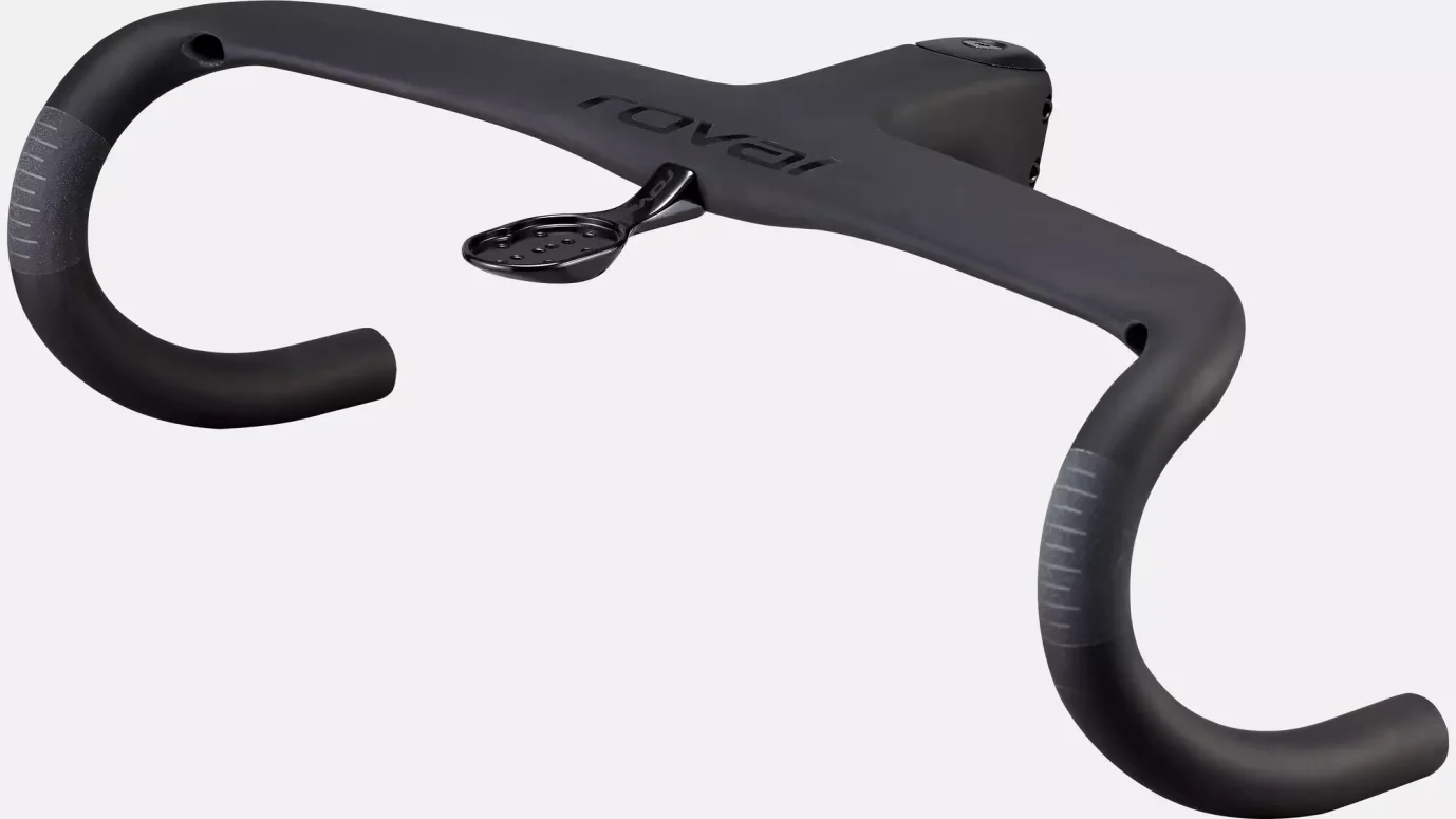 כידון כביש אינטגראלי Roval Rapide Rd Cockpit Carb/Blk 31.8X420/120Mm