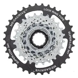 פריילוף MFM4S.7CV0.US3.BX 7S 13-34 ZINC+BLACK FREEWHEEL SUNRACE