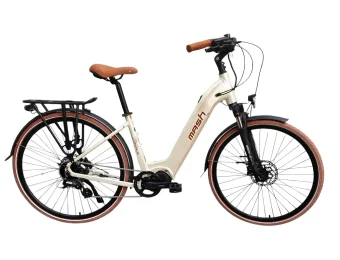 אופני עיר חשמליים לבן Raleigh Mash, S